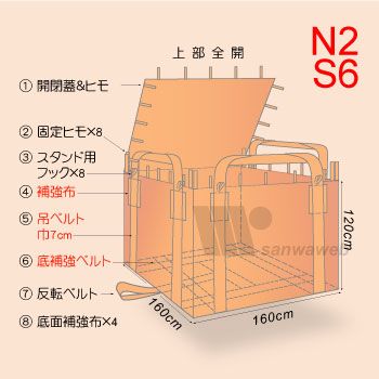 角型フレコン N2-S6