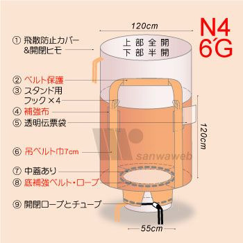 N4-6'G | 米袋・芋袋